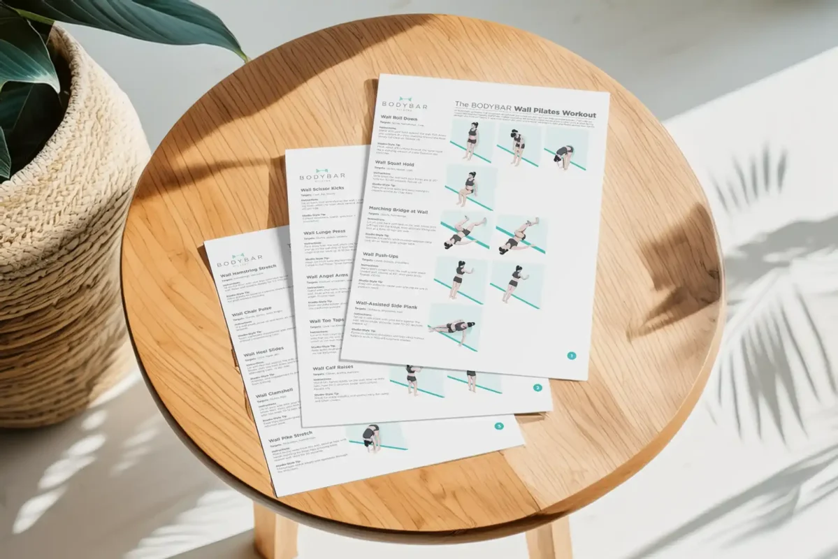 Downloadable Wall Pilates Chart