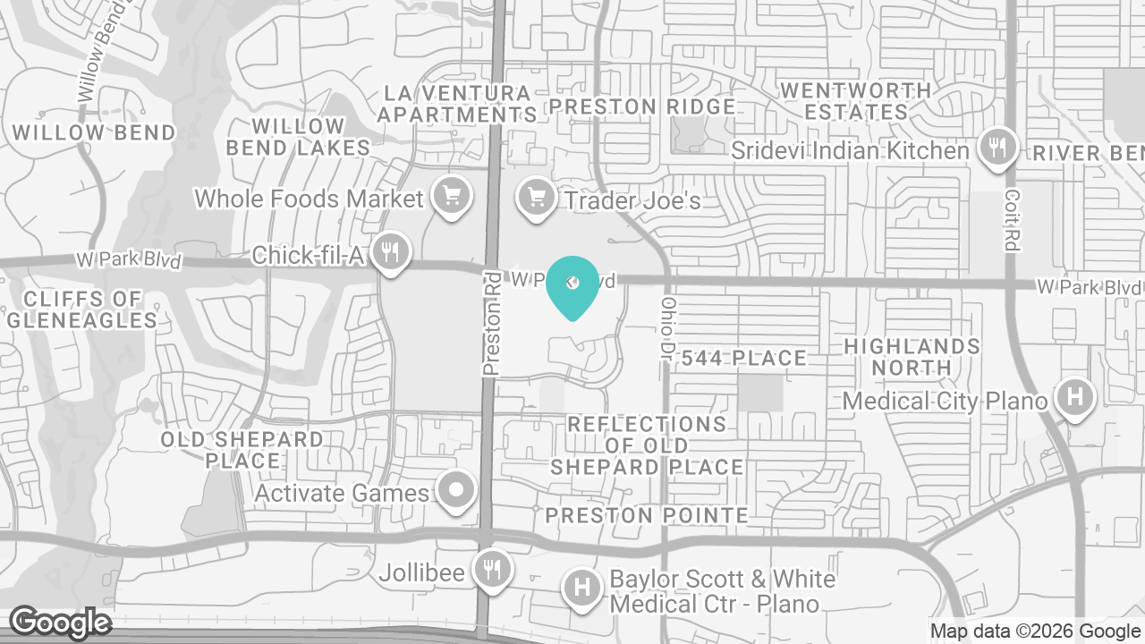 Plano location map