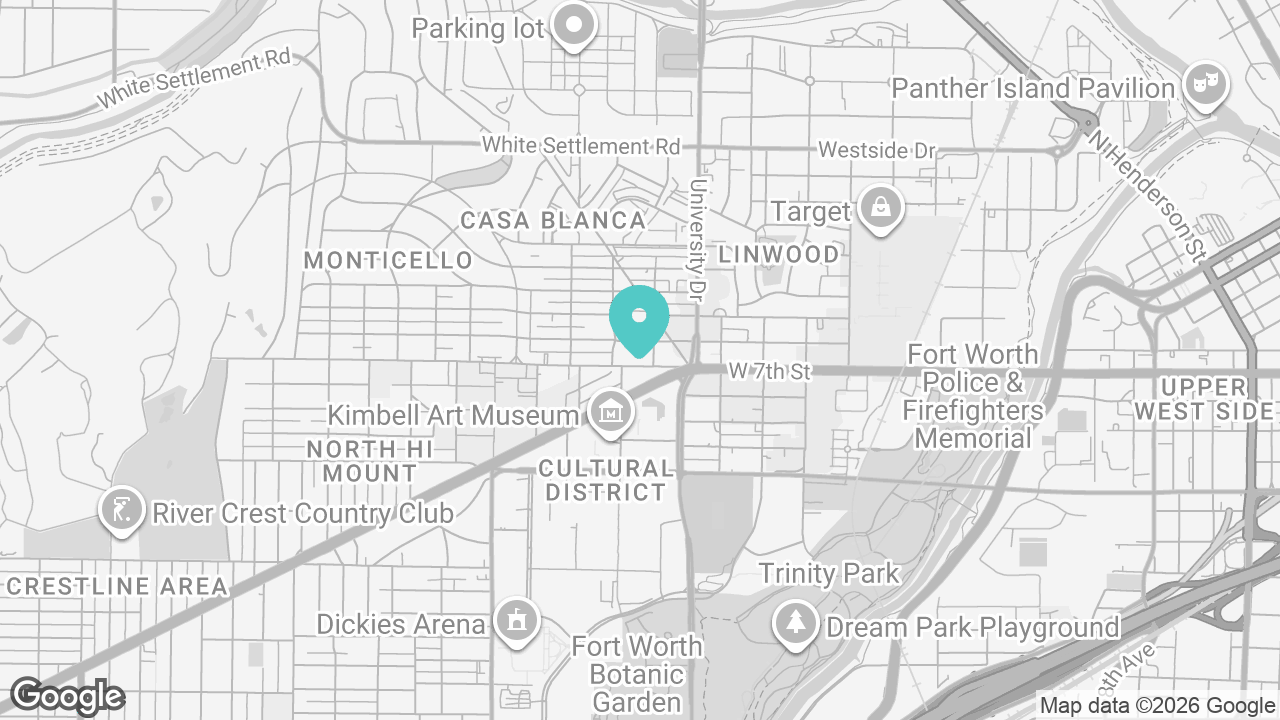 West 7th – Fort Worth location map