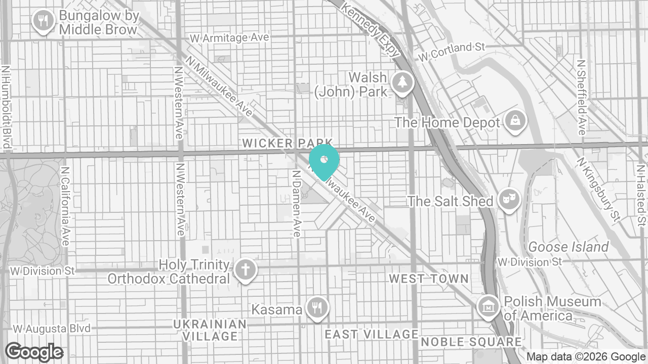 Wicker Park location map