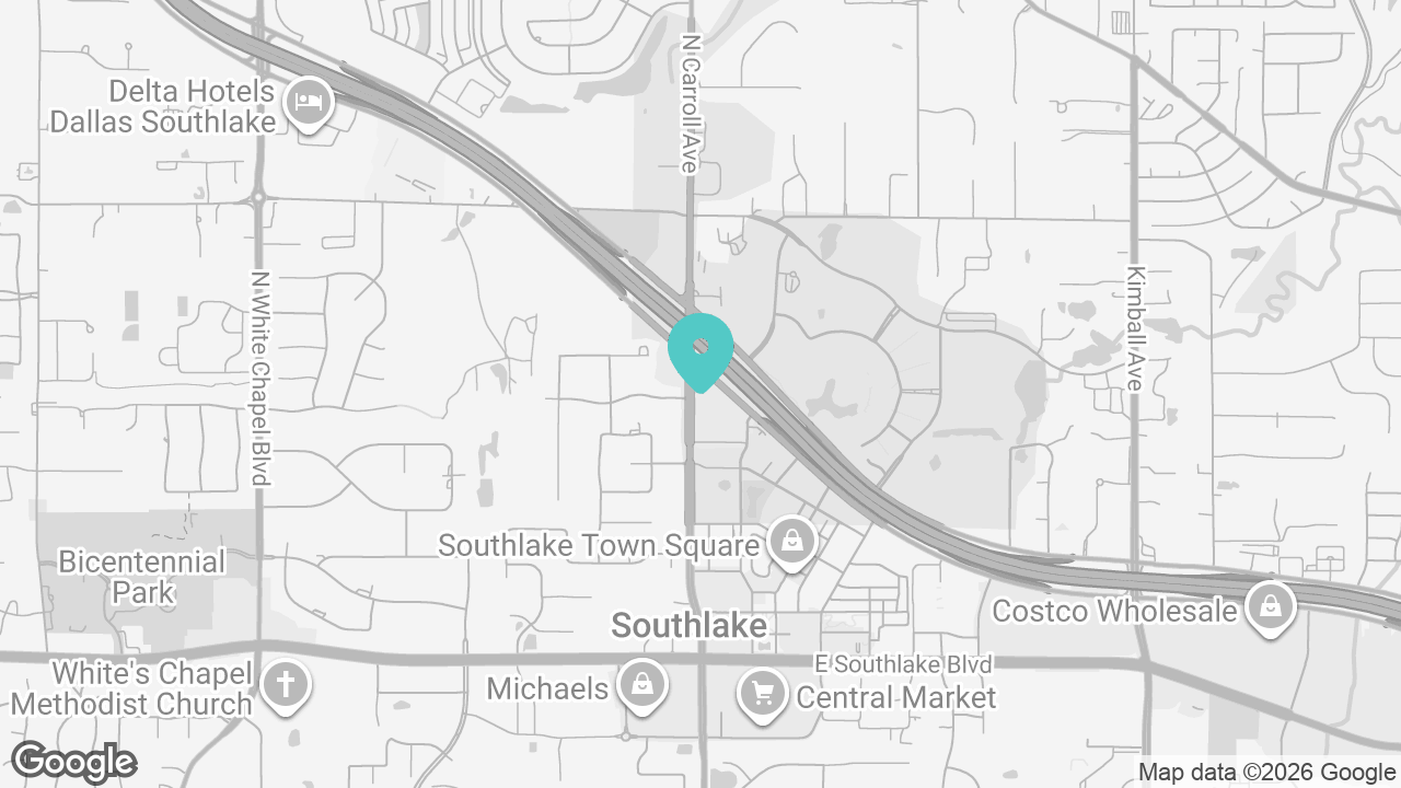 Southlake location map
