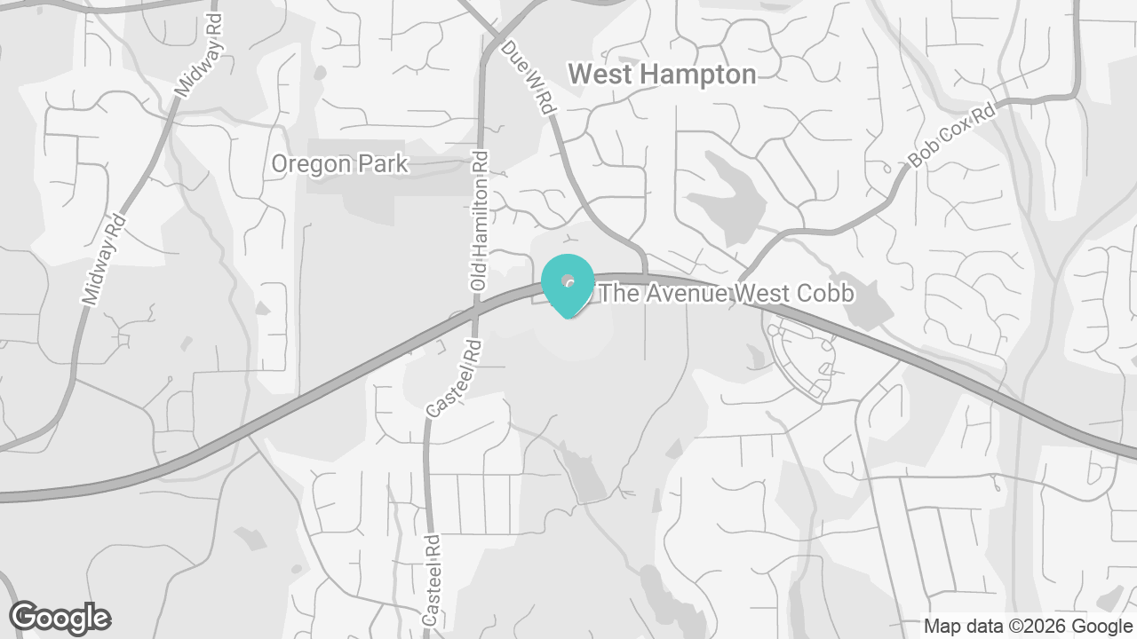 The Avenue West Cobb location map