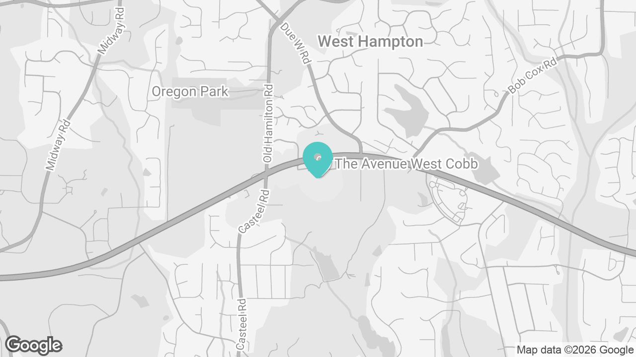 The Avenue West Cobb location map