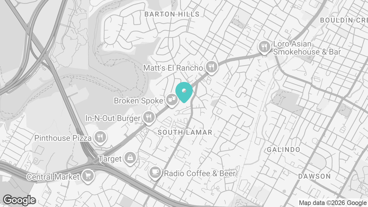 South Lamar location map
