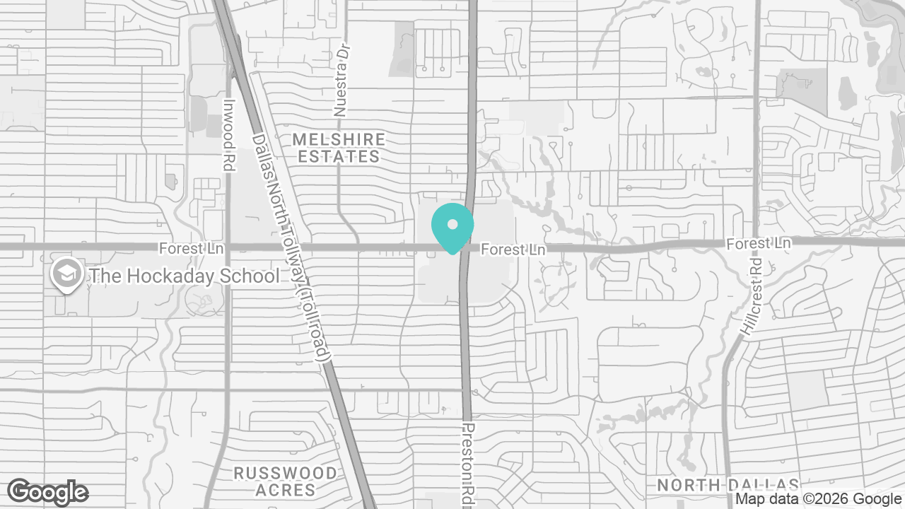 Preston Hollow location map