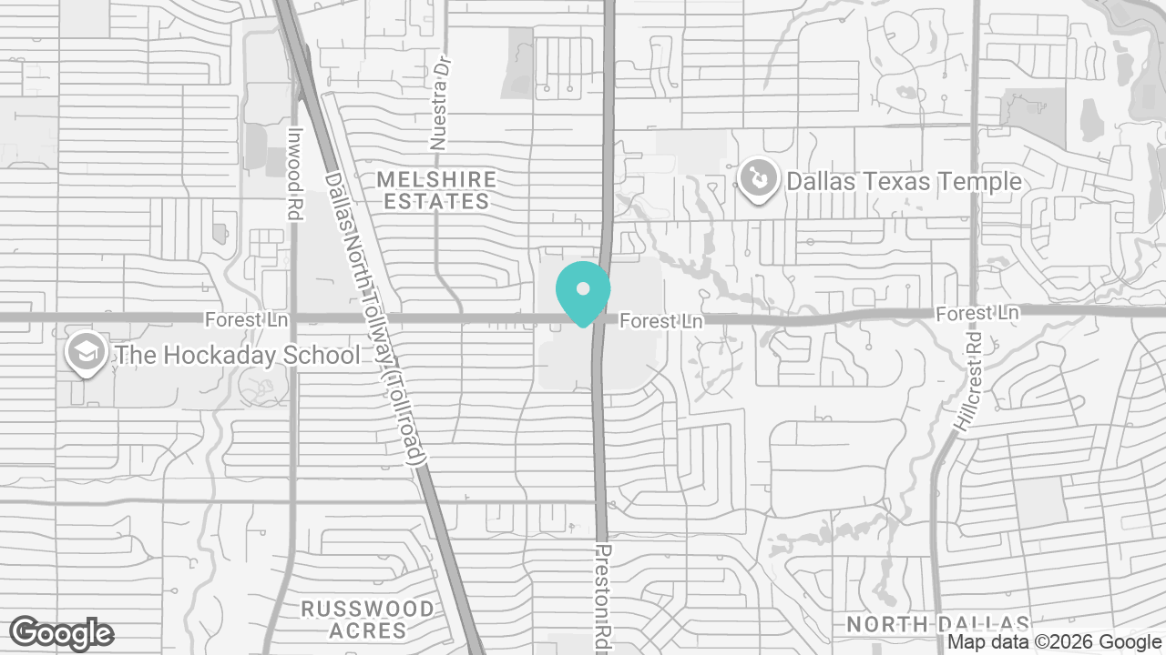 Preston Hollow location map