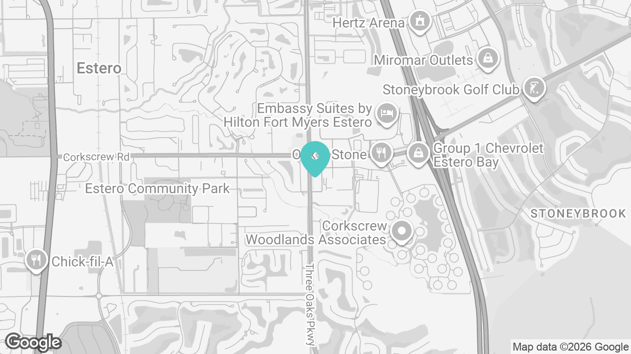 Estero location map
