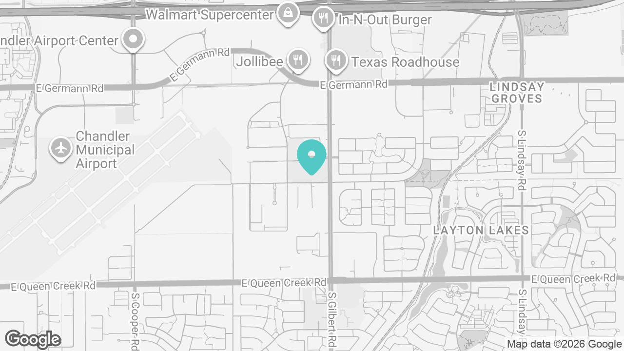 Chandler location map