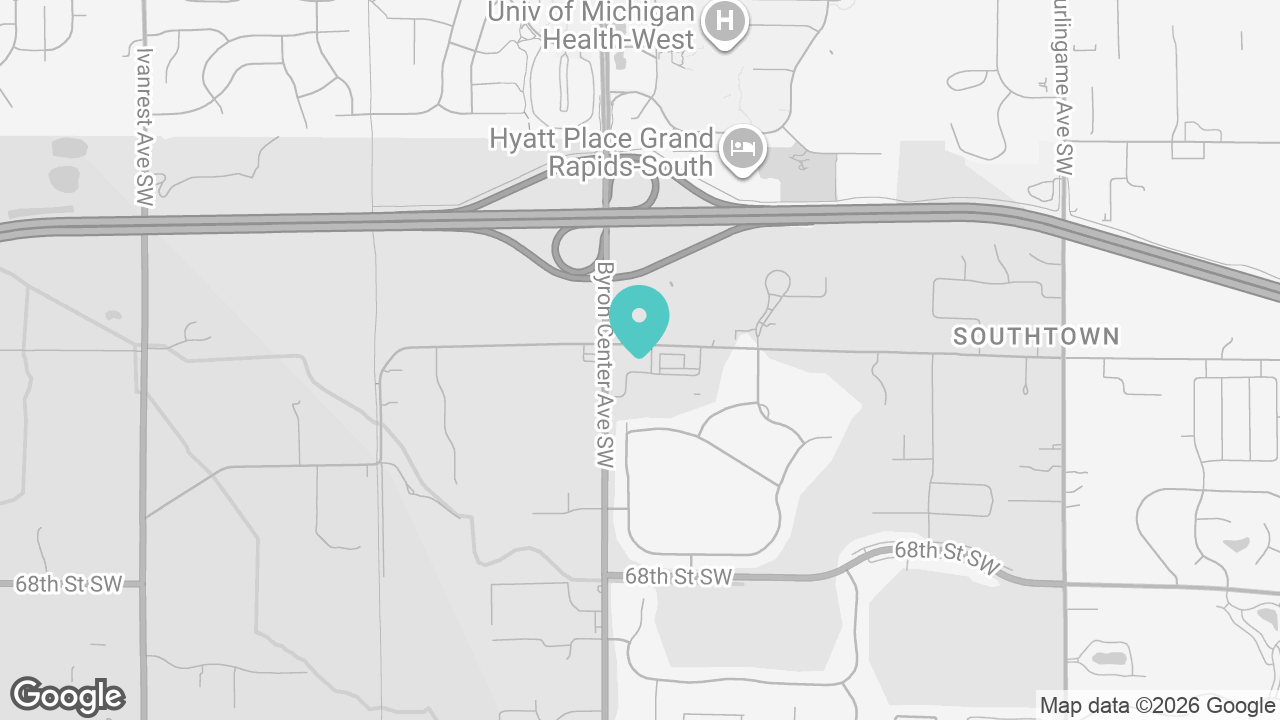 Byron Center location map