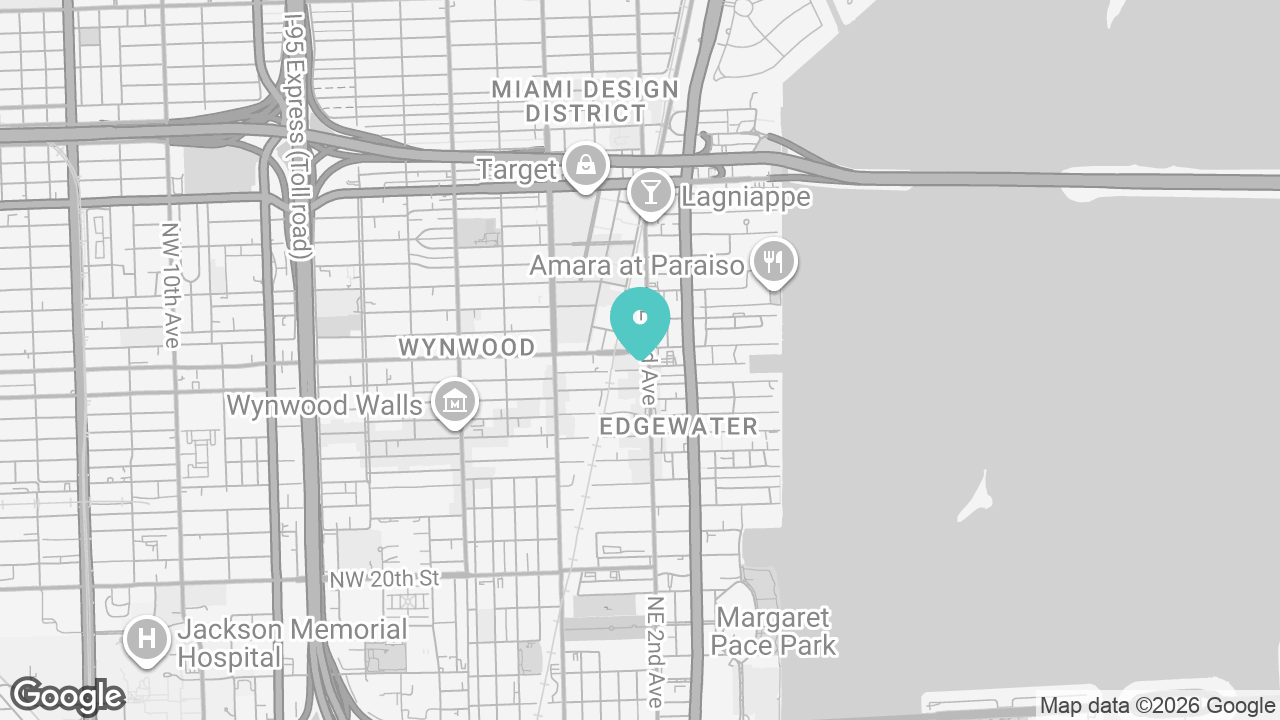 Midtown Miami location map