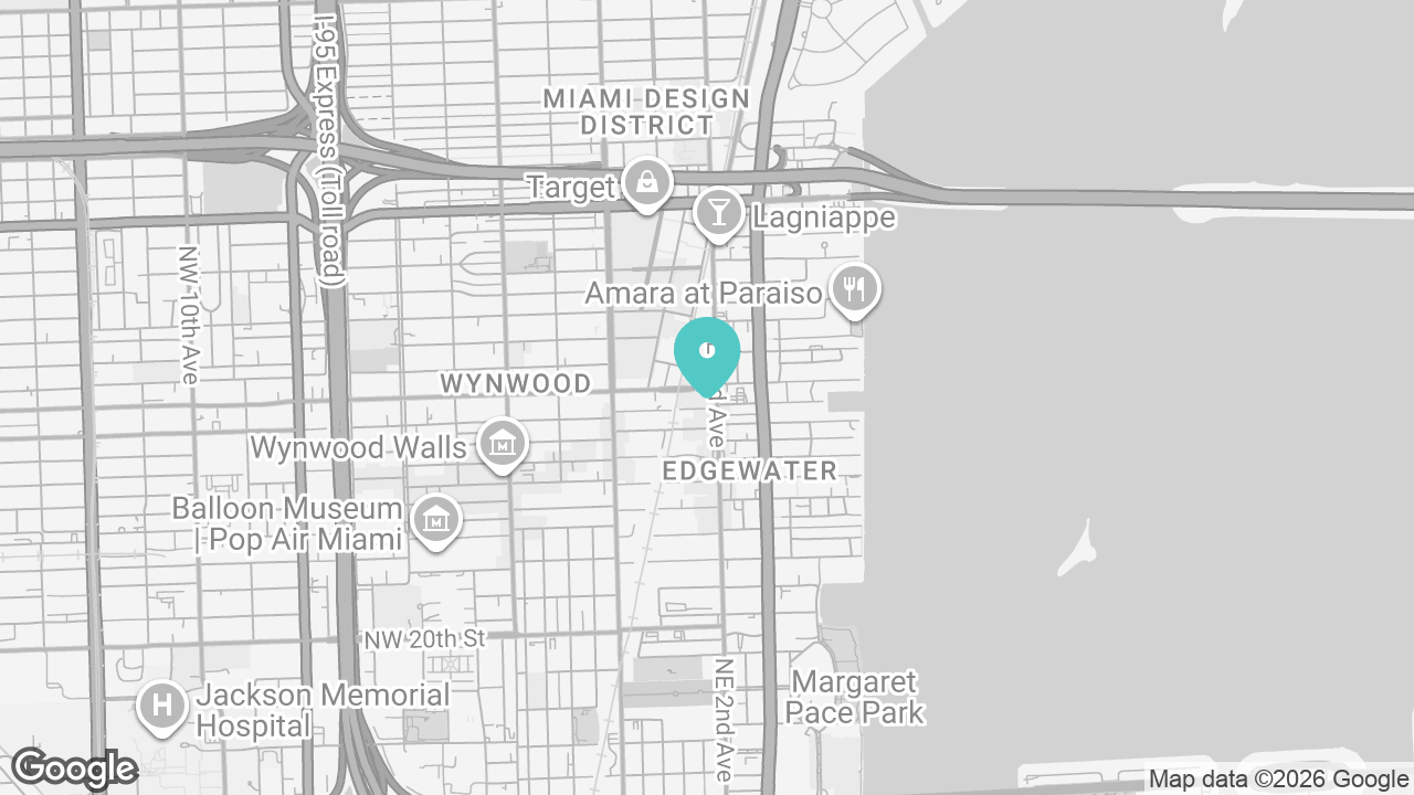 Midtown Miami location map
