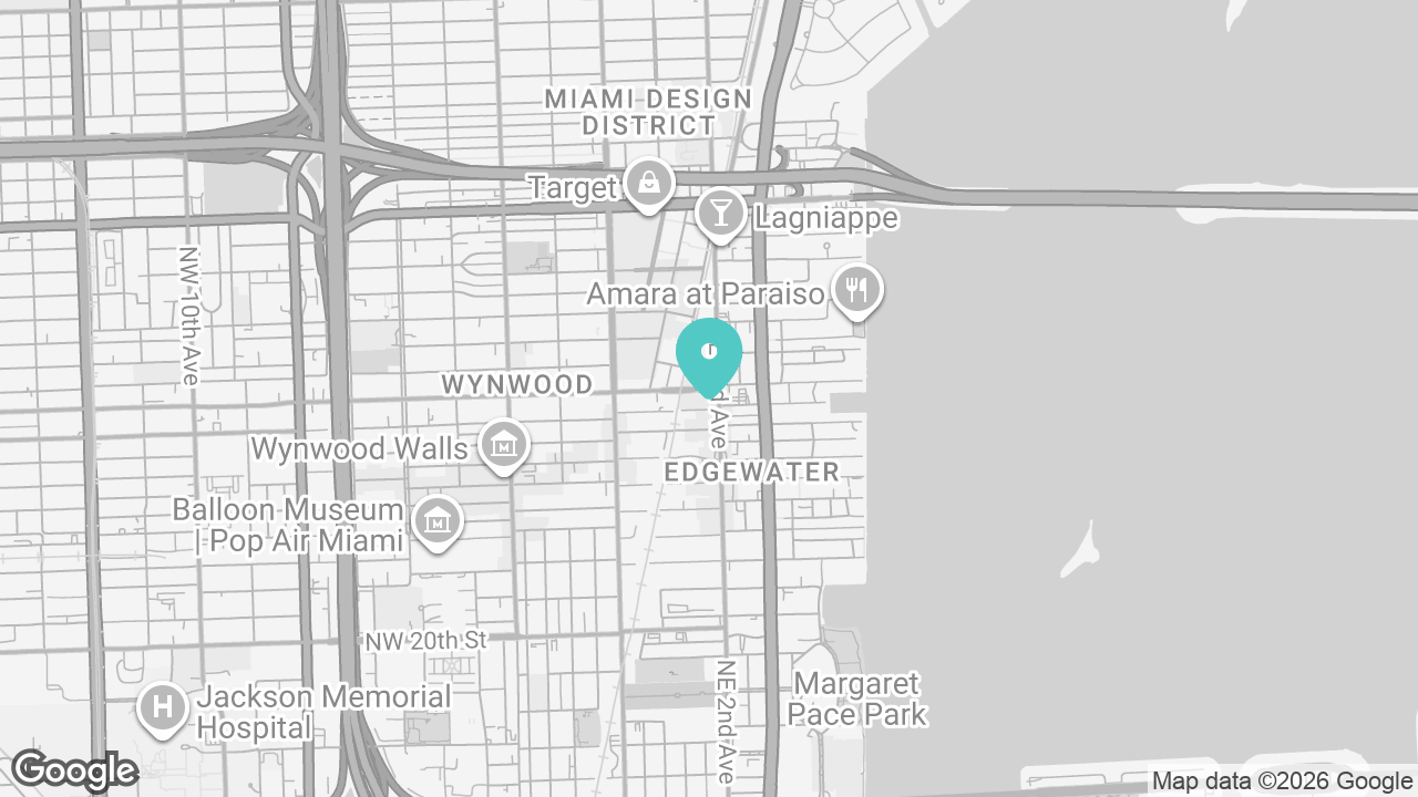 Midtown Miami location map
