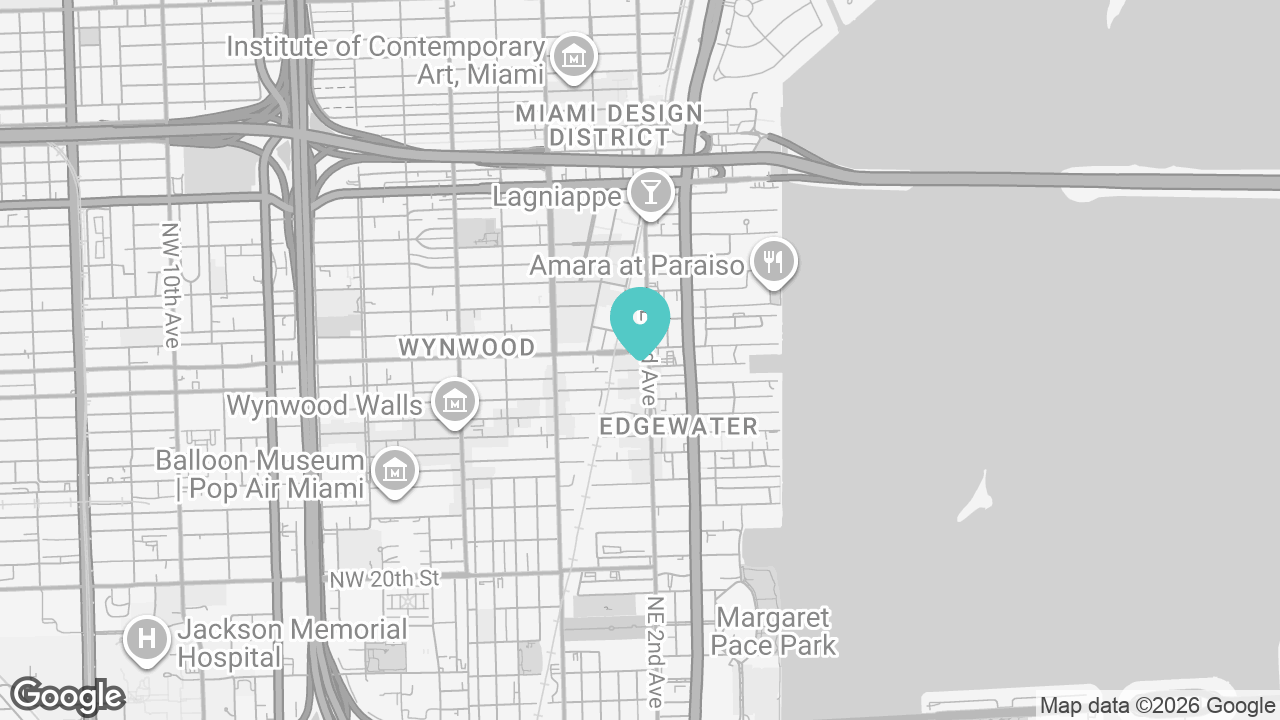 Midtown Miami location map