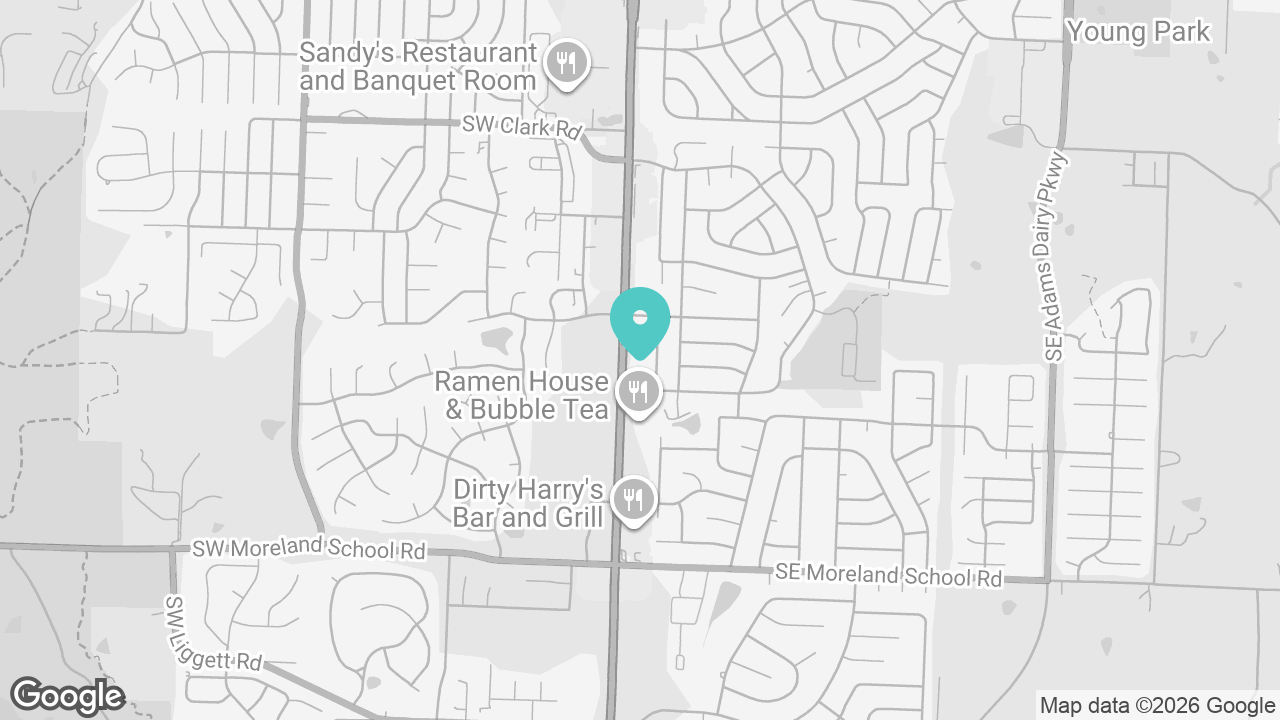 Blue Springs location map
