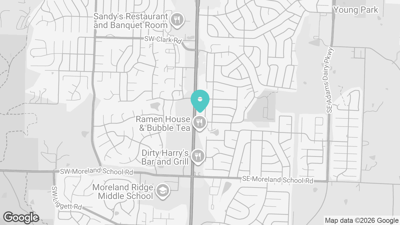 Blue Springs location map