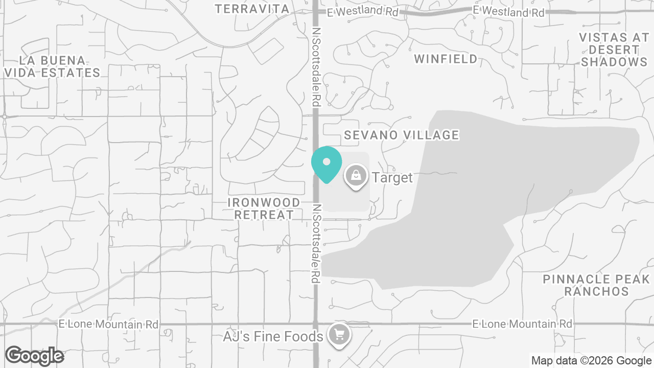 North Scottsdale location map