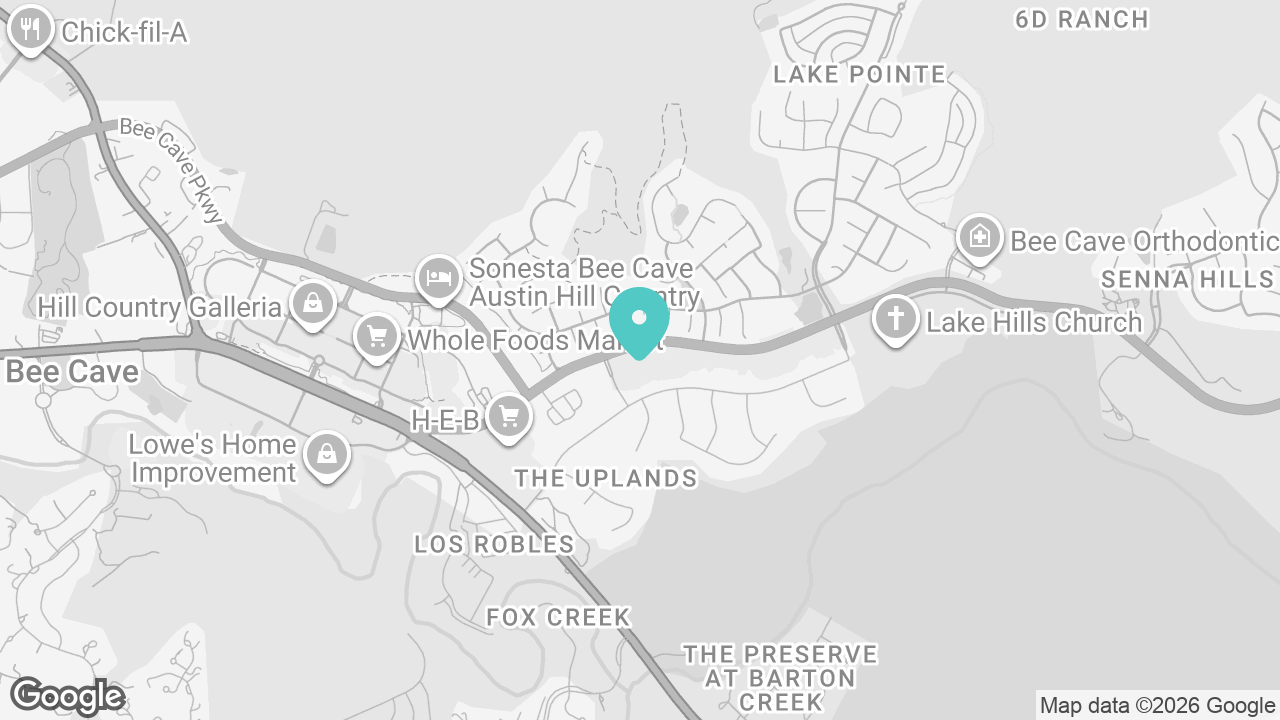 Bee Cave location map