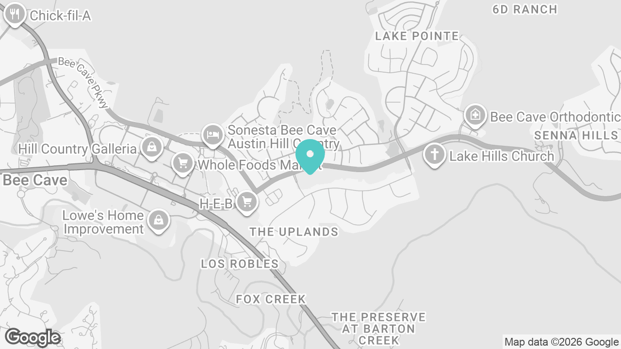 Bee Cave location map