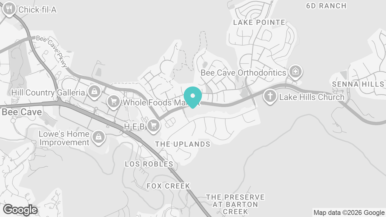 Bee Cave location map