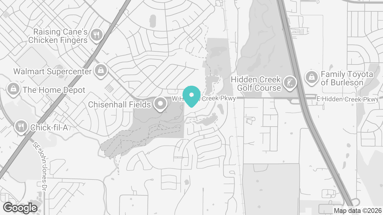 Burleson location map