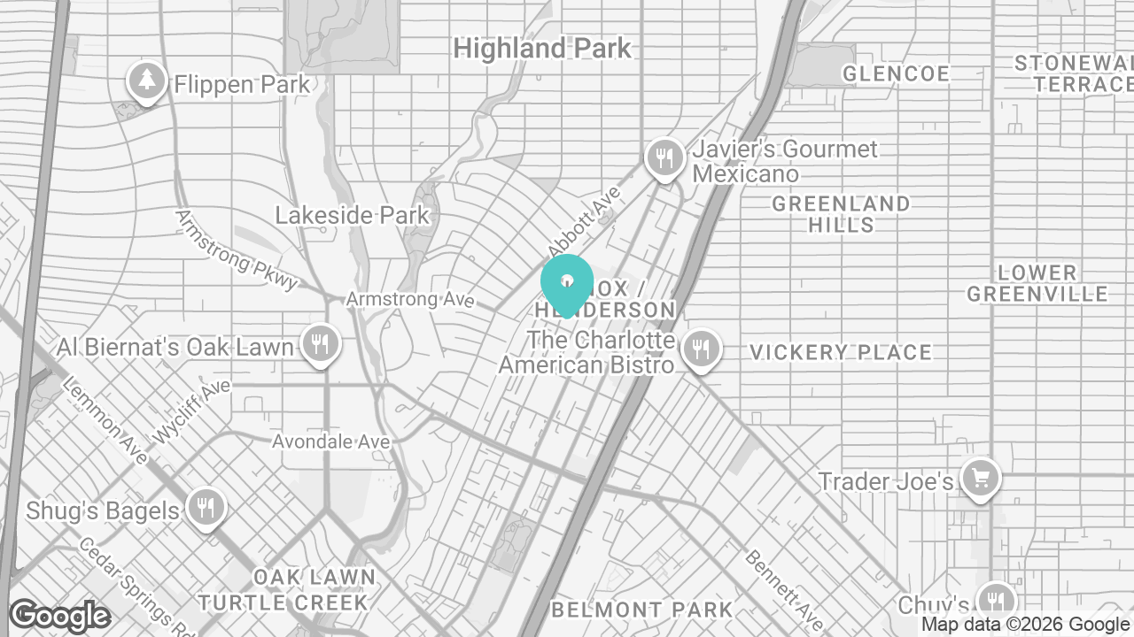 Dallas Uptown location map