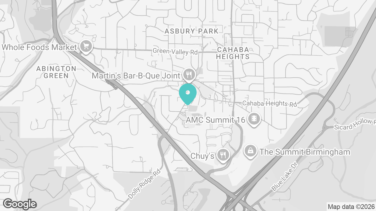 Cahaba Heights location map