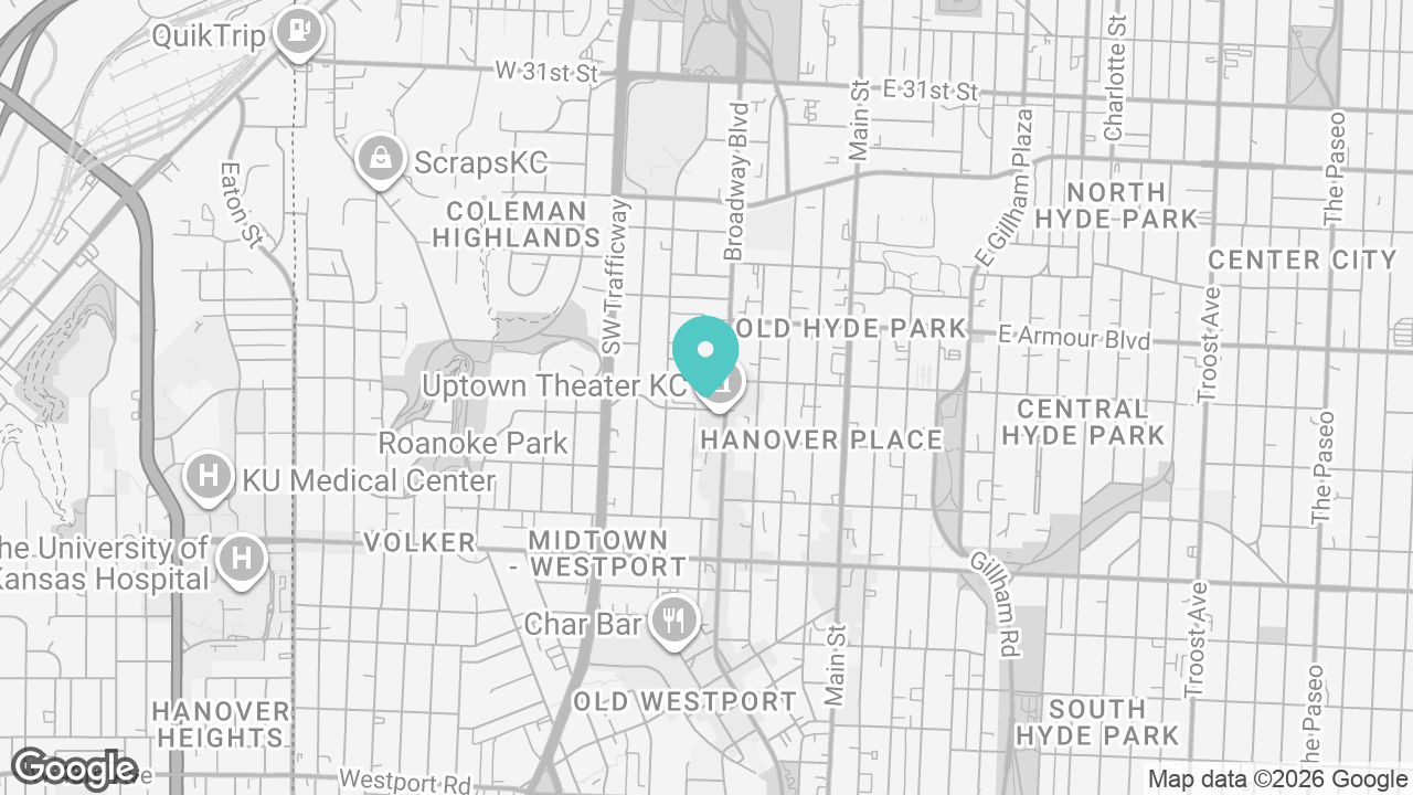 Kansas City location map