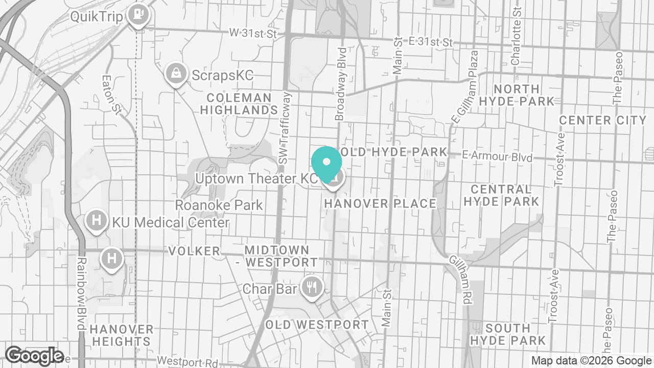 Kansas City location map