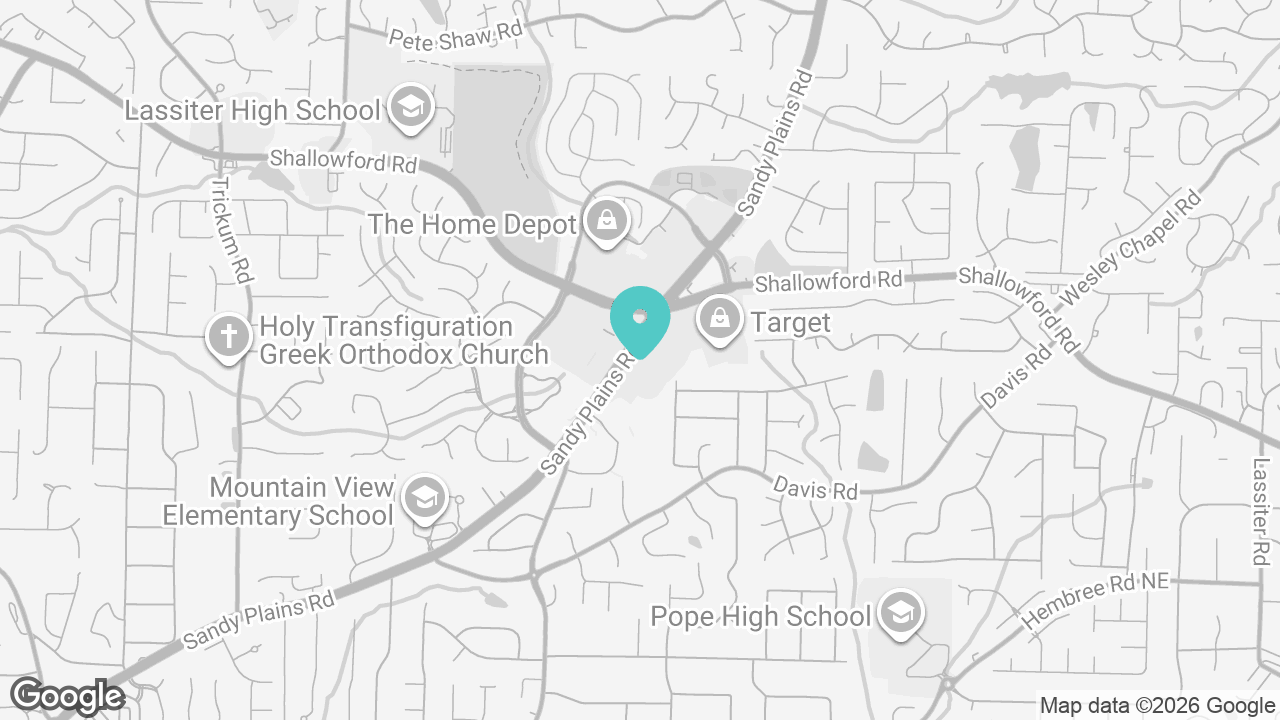 East Cobb location map