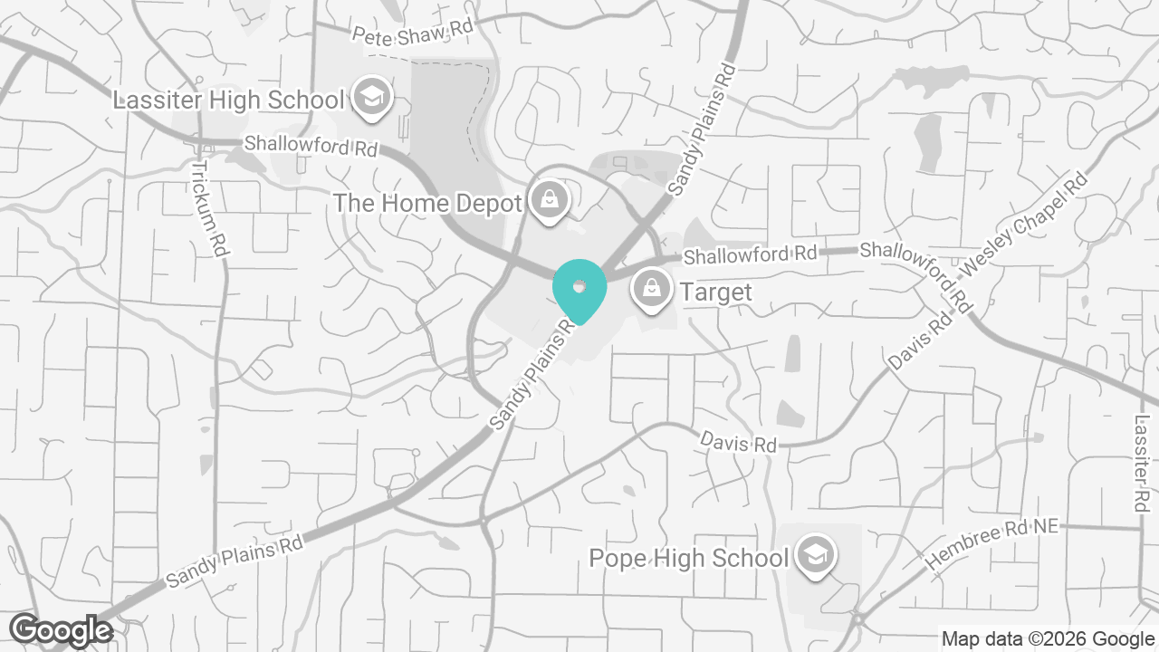 East Cobb location map