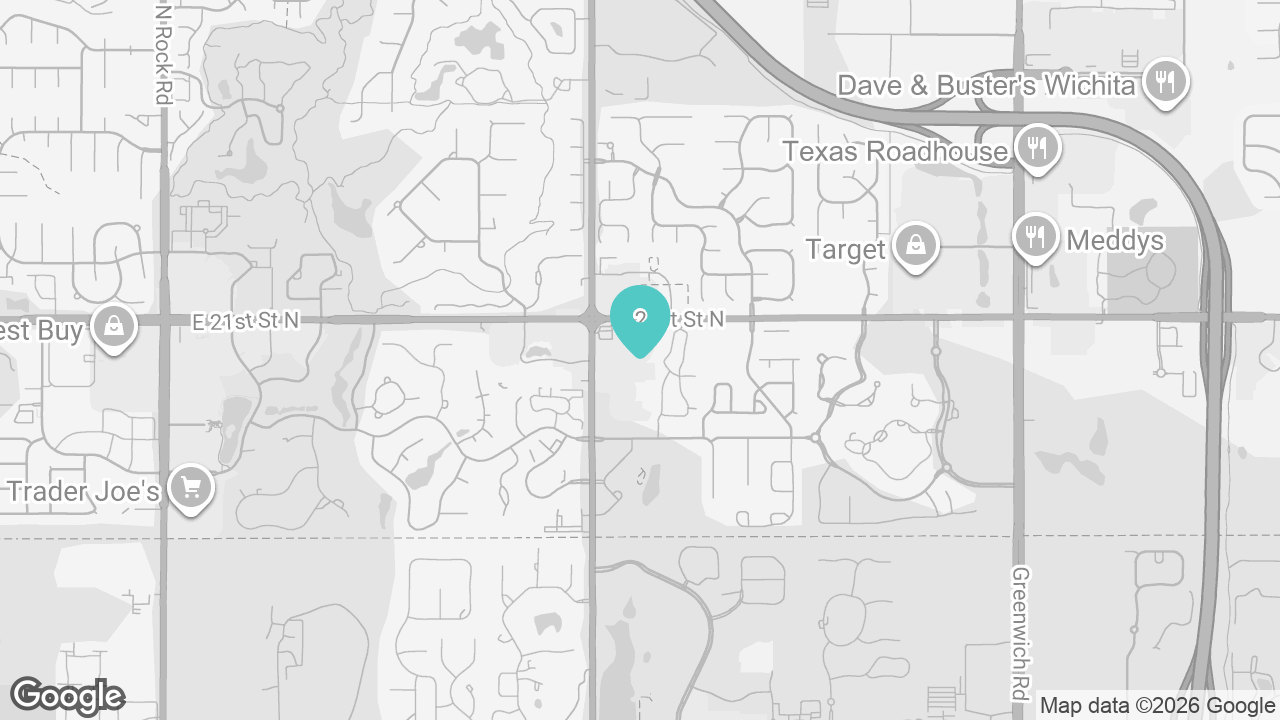 East Wichita location map