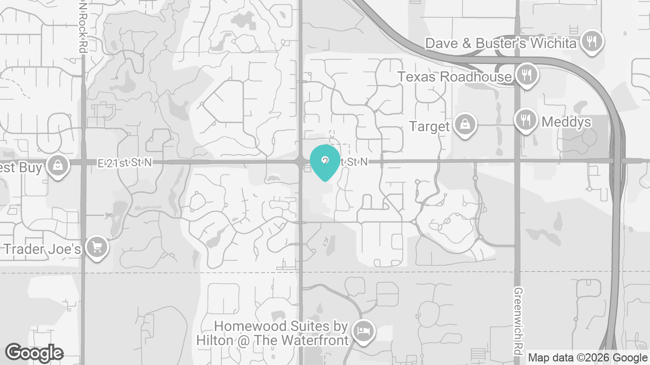 East Wichita location map
