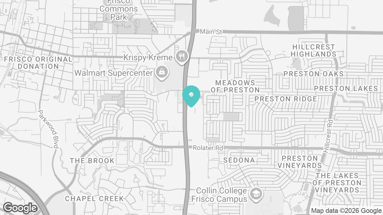 Frisco location map