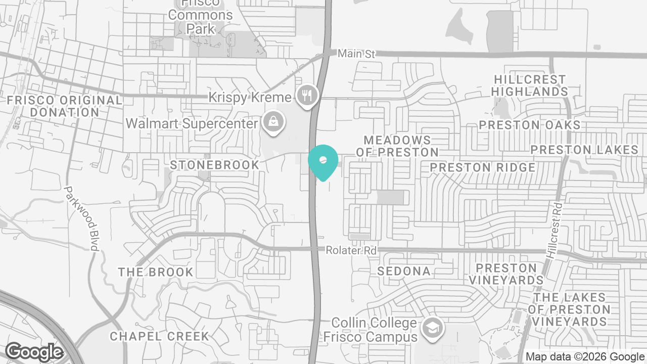 Frisco location map
