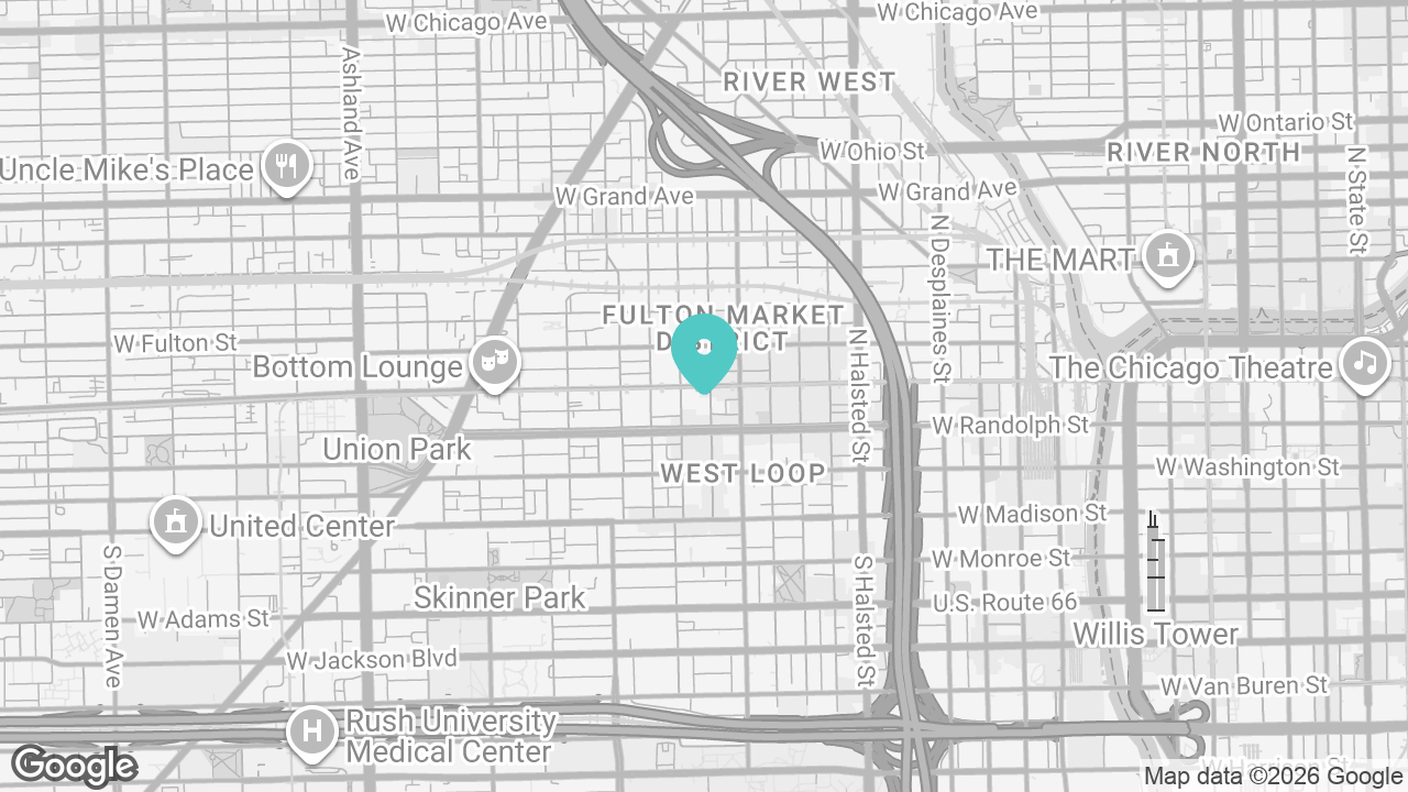 Fulton Market location map