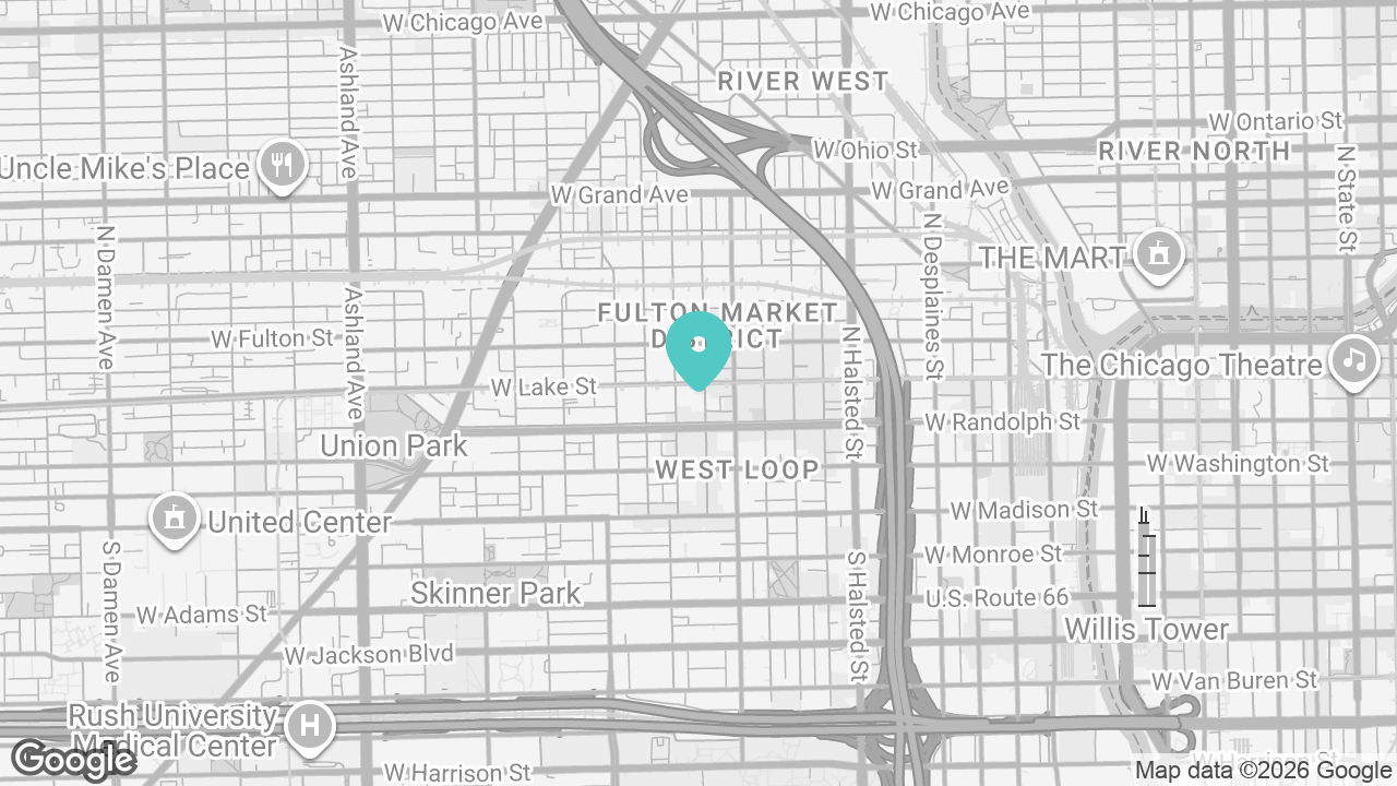 Fulton Market location map