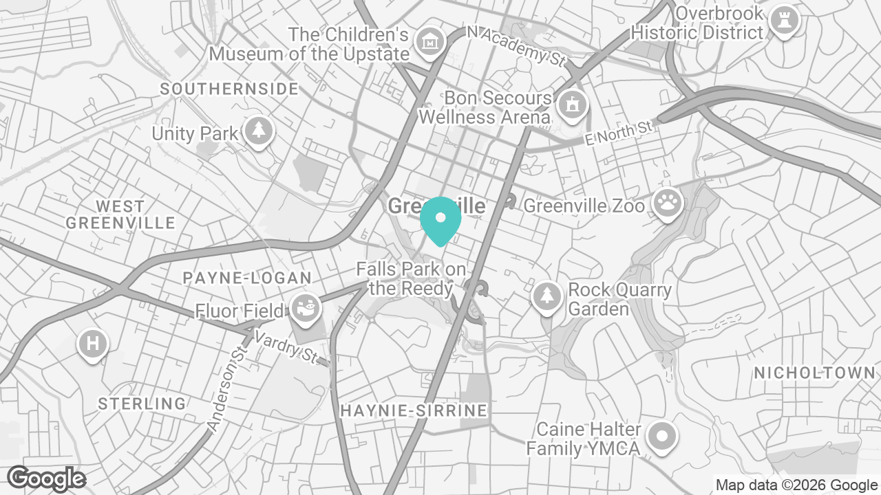 Greenville location map
