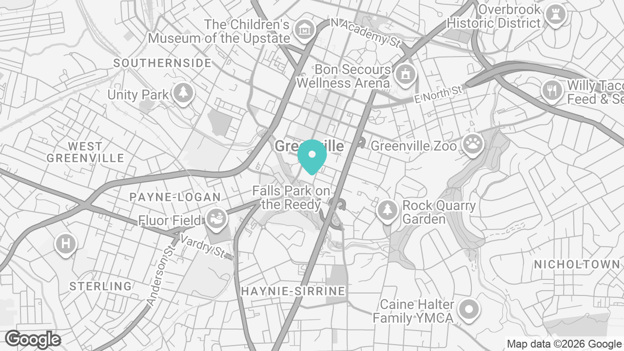 Greenville location map