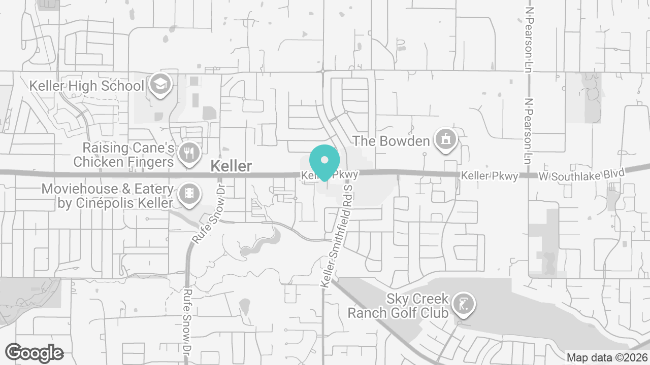 Keller location map