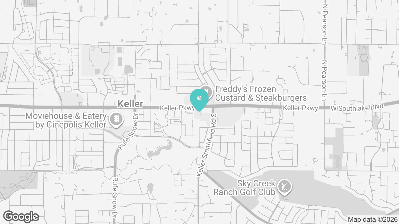 Keller location map