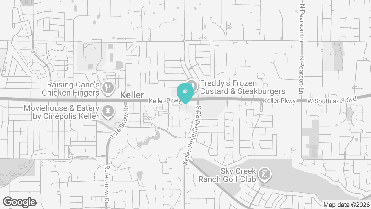 Keller location map