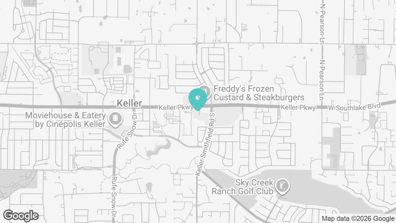 Keller location map