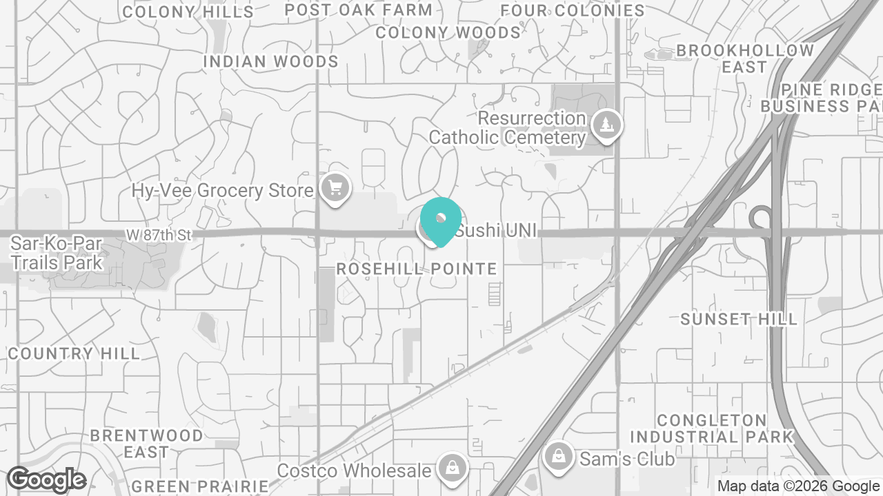 Lenexa location map