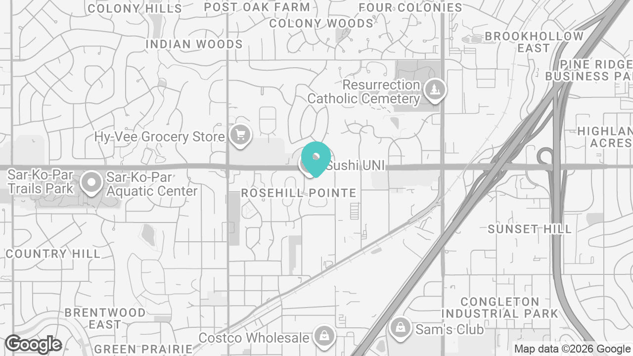 Lenexa location map