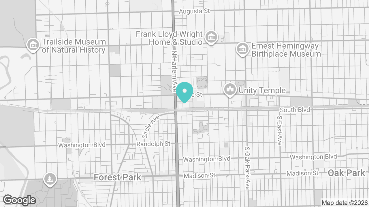 Oak Park location map
