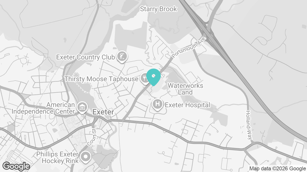 Exeter location map