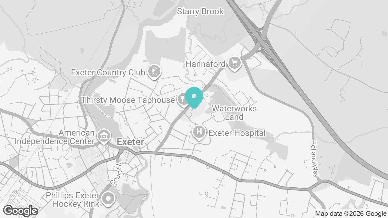 Exeter location map