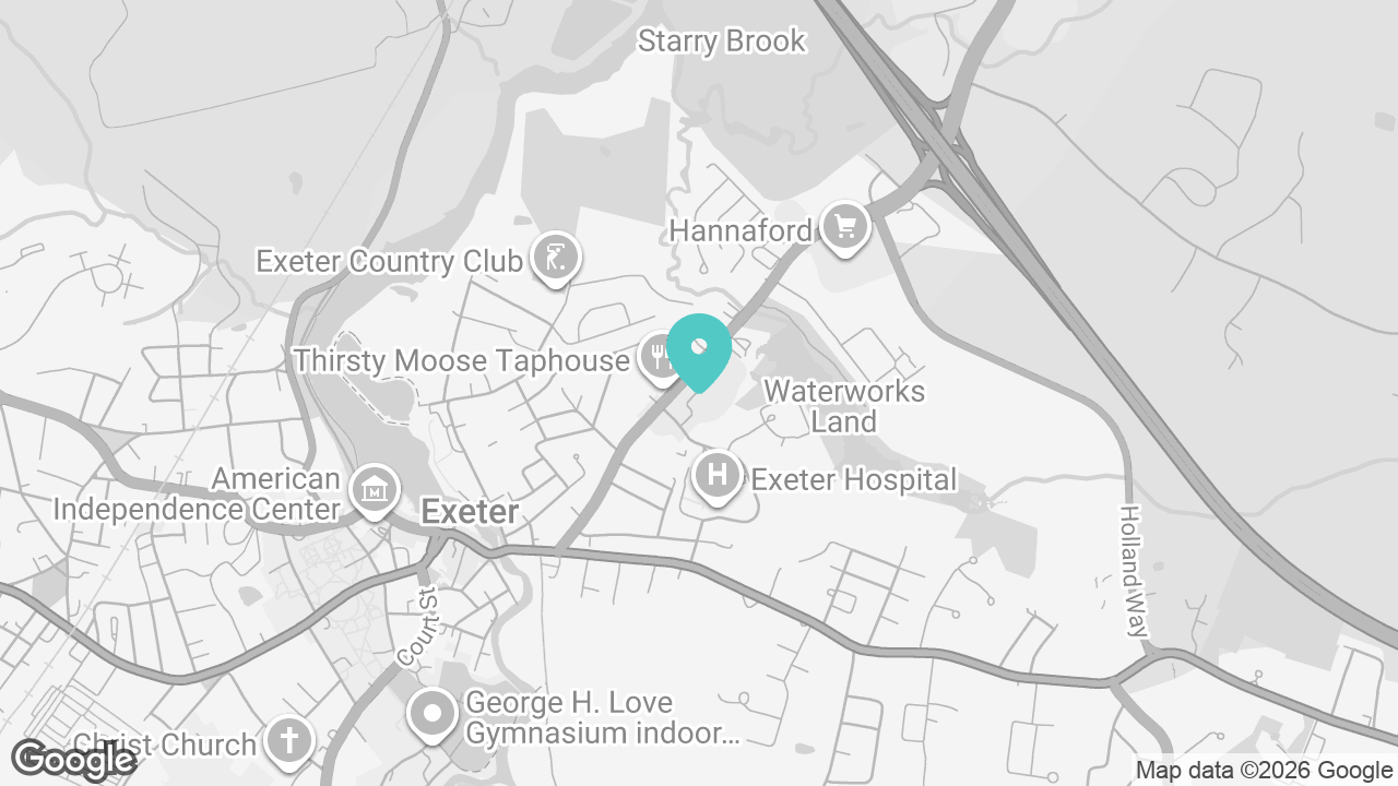 Exeter location map