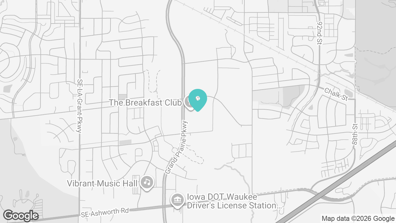 Waukee location map