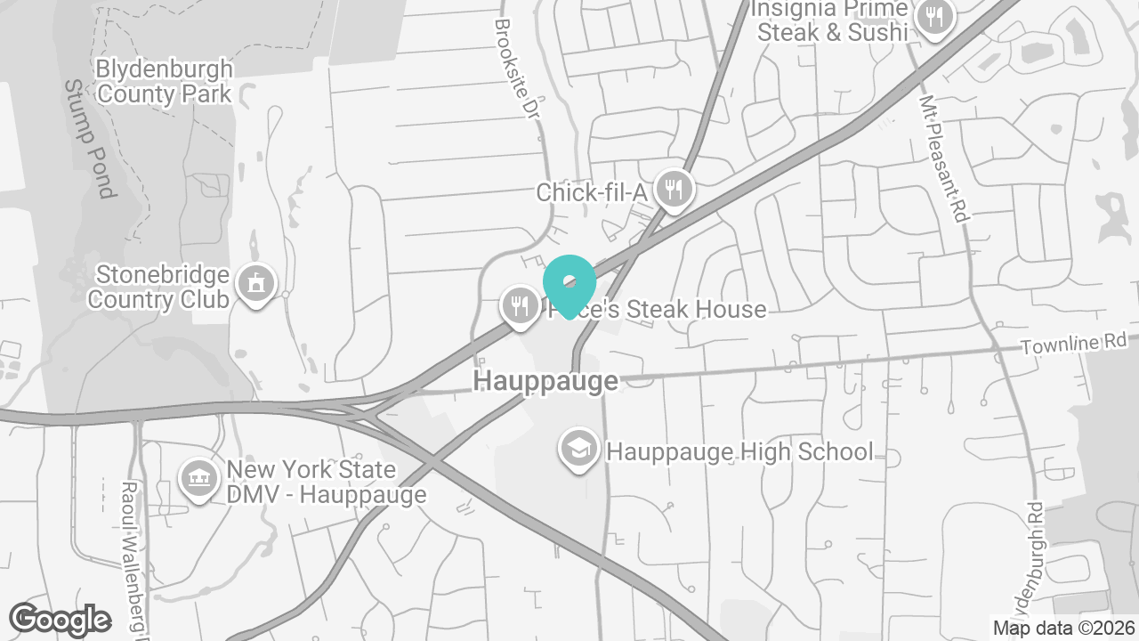 Hauppauge location map